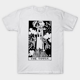 Tarot Card - Tower T-Shirt